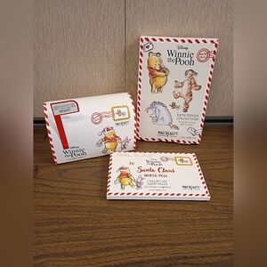 New Mad Beauty/Disney Winnie the Pooh Bath Fizzer & Salts, Body Wash & Lotion